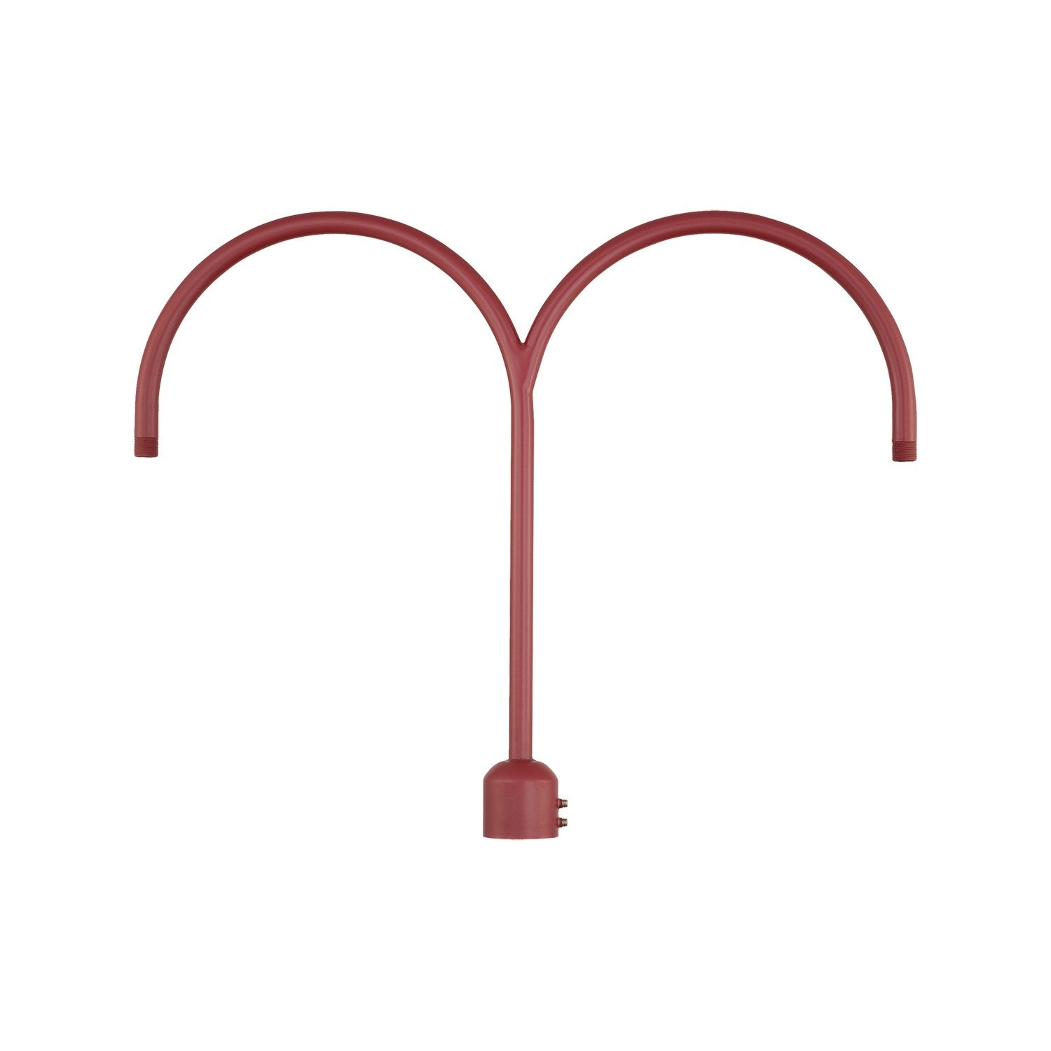 Millennium Lighting Two Light Post Adapter Satin Red Finish