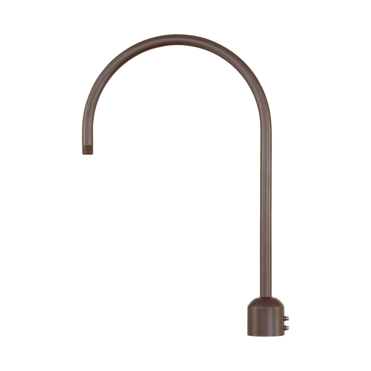 Millennium Lighting Single Light Post Adapter Architectural Bronze Finish