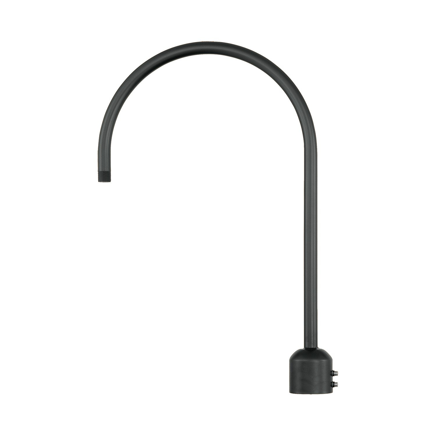 Millennium Lighting Single Light Post Adapter Satin Black Finish