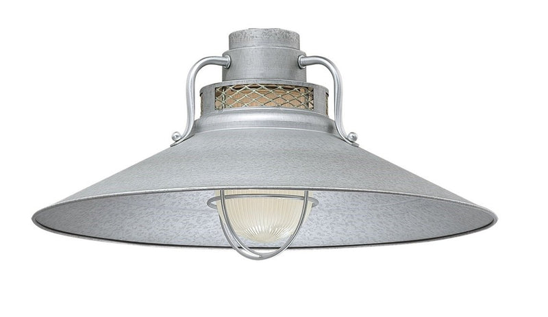 Millennium Lighting 18" RLM/ Gooseneck Mount Railroad Shade - Galvanized