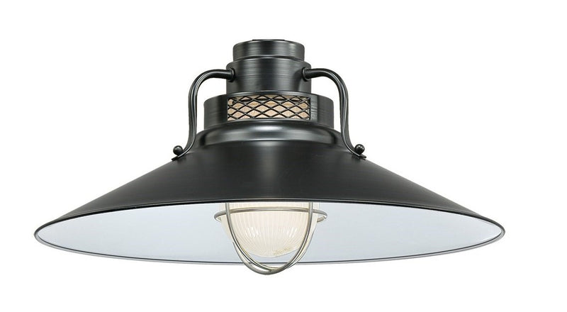 Millennium Lighting 18" RLM/ Gooseneck Mount Railroad Shade - Satin Black