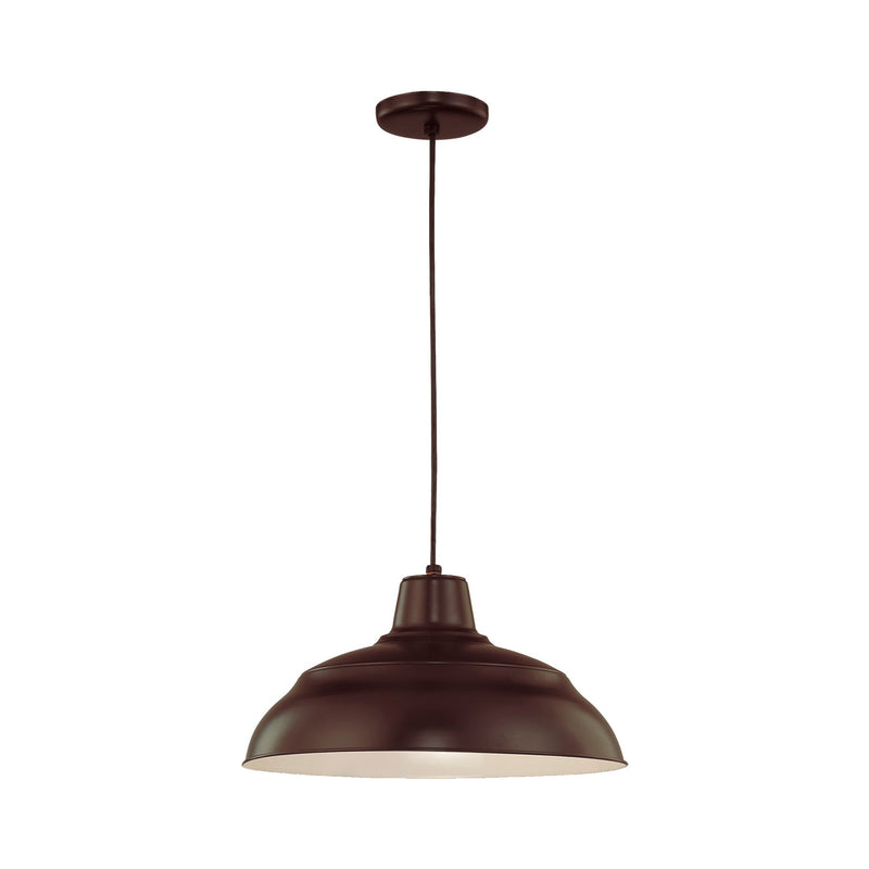 Millennium Lighting 17" Warehouse Cord Hung Pendant Architectural Bronze Finish