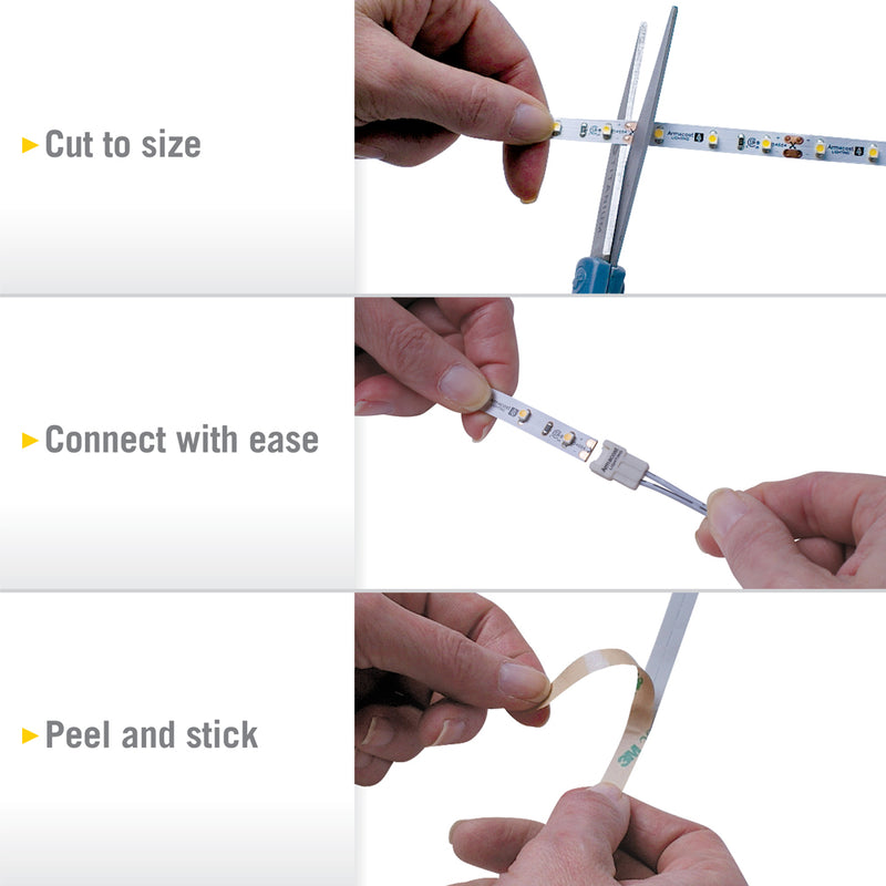 RibbonFlex Home CCT Tunable White LED Tape Light Kit with Remote, 16 ft. (5m), 2700k-5000K, 120V