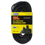 Bergen Industries SC100143OR Extension Cord 100FT. 14/3 AWG SJTOW Single outlet Oil Resistant ETL/CETL