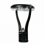 Solar Post Top Light, 2.5 Watt, 150 Lumens, Black