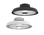 Round High Bay, 102 Watts, 14000 Lumens, CCT Selectable, 120-277V, White or Black Finish