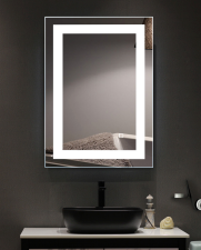 28"x20" Frontlit LED Mirror, 1,120 Lumens, 35W, 120V CCT Selectable 3000K/4500K,6500K