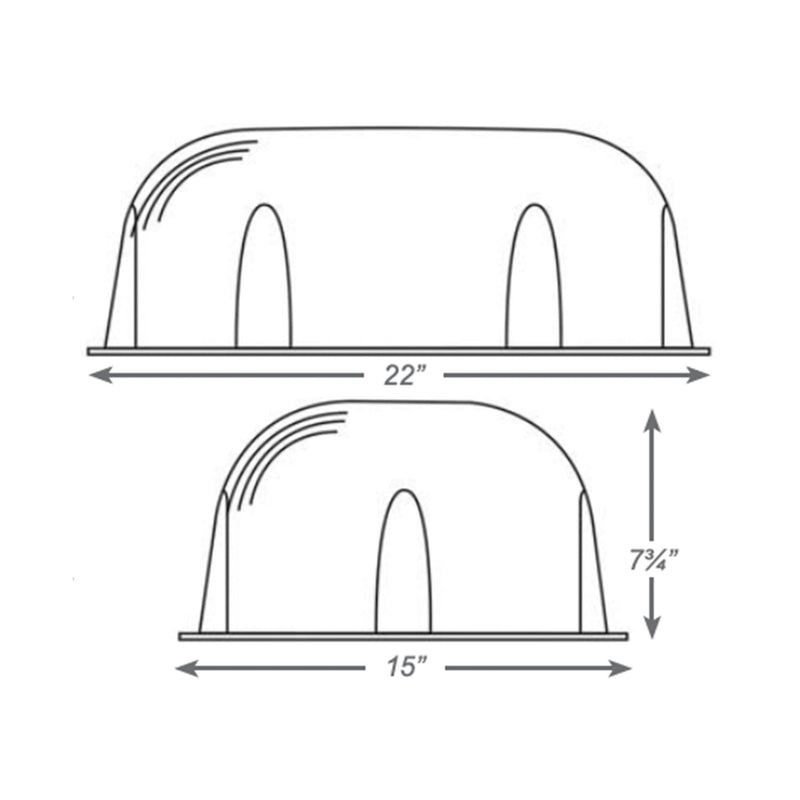 Vandal/Environmental Shield Guard for Exit Signs