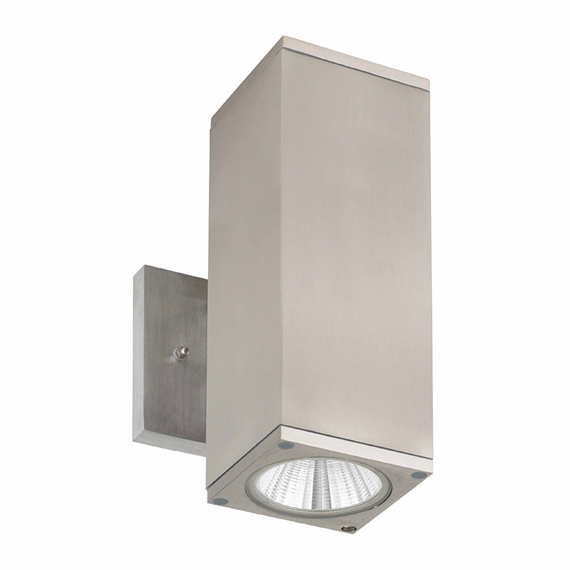 LED MCT Square Wall Mount Up/Down 4" Cylinder Lights, 1920 Lumens, 24 watt, 120 Volts, Selectable CCT, Available in Black, Bronze, Brushed Nickel, or White