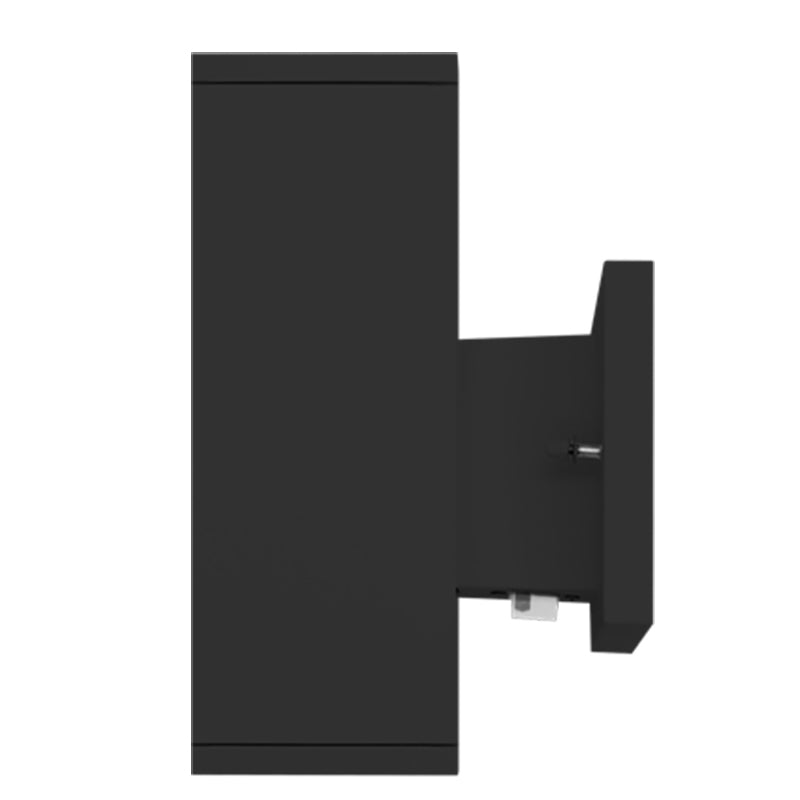 Square Wall Mount Up/Down 4" RGBW Cylinder Lights, 2400 Lumens, 24 watt,120 Volts, Available in Black or White