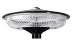 LED Round Post Top Light, 60 Watt, 5000K, 120-277V, Bronze Finish