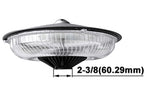 LED Round Post Top Light, 60 Watt, 5000K, 120-277V, Bronze Finish