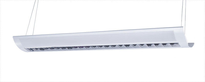 4 Foot LED Direct/Indirect Grille Fixture With Metal Shade, 50 watt