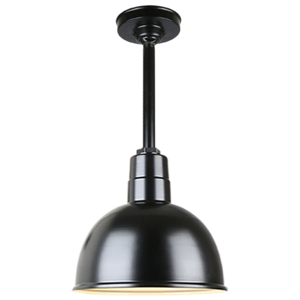 Quick Ship Hi-Lite 12" Deep Bowl Collection Stem Hung Pendant, H-QSN16112 Series Oil Rubbed Bronze Finish