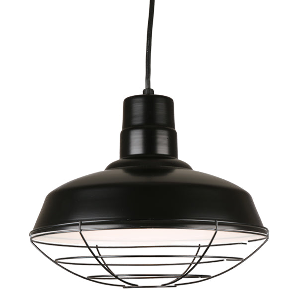 Quick Ship Hi-Lite 18" Warehouse Collection Cord Hung Pendant, H-QSN15118 Series Oil Rubbed Bronze Finish