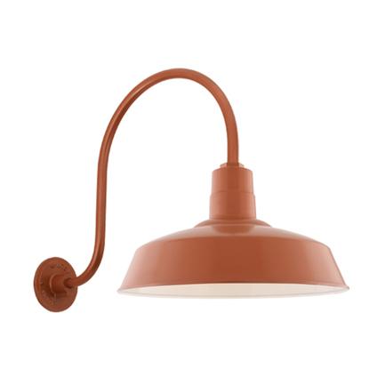 12" Shade Hi-Lite Gooseneck, Warehouse Collection, H-15112 Series (Available in Multiple Color Finishes)