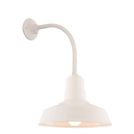 17" Shade Hi-Lite Gooseneck, Warehouse Collection, H-15117 Series (Available in Multiple Color Finishes)