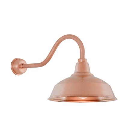 13" Shade Hi-Lite Gooseneck, Warehouse Collection, H-15113 Series (Available in Multiple Color Finishes)