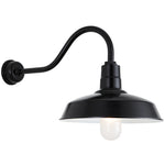 18" Shade Hi-Lite Gooseneck, Warehouse Collection, H-15118 Series (Available in Multiple Color Finishes)