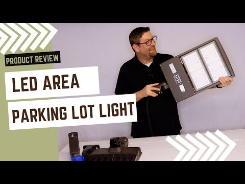 The Quasar G3 LED Area/Parking Lot Light, 13,200 Lumens, 100W, 120-277V, Bronze Finish