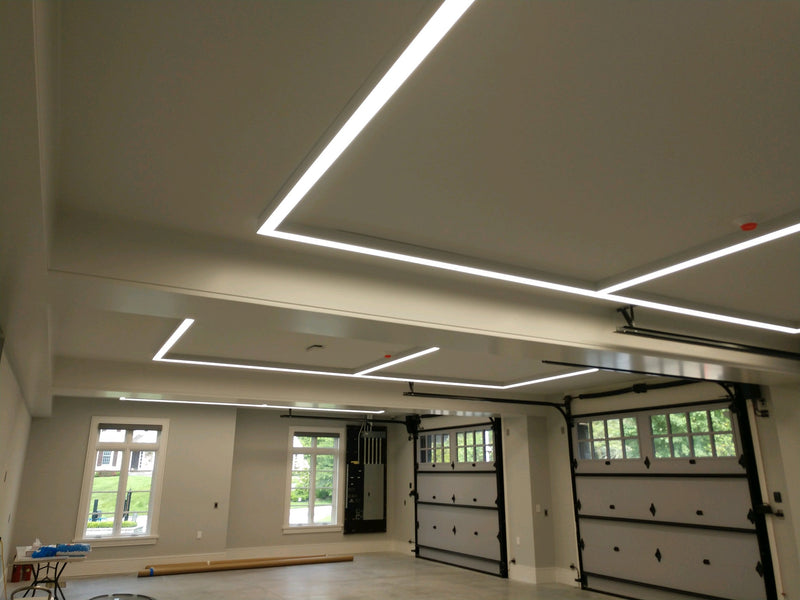 8 FT LED Linear Fixture, 9600 Lumen Max, 80W, CCT Selectable, 120-277V, Black, White or Silver Finish