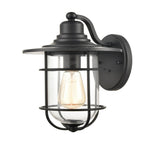 Millennium Lighting 1 Light Outdoor 16" Wall Sconce, Black or Galvanized