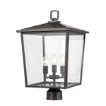 Millennium Lighting 3 Light 23" Outdoor Post Lantern, Fetterton Collection