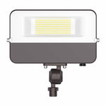 Compact Flood Light, Kuckle Mount, 6081 Lumens, 50 watt, 120V, CCT Selectable 3000K/4000K/5000K, Dark Bronze Finish