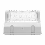 LED Adjustable Wall Pack, 25 Watt, 3250 Lumens, 120-277V CCT Selectable 3000K/4000K/5000K, White Finish