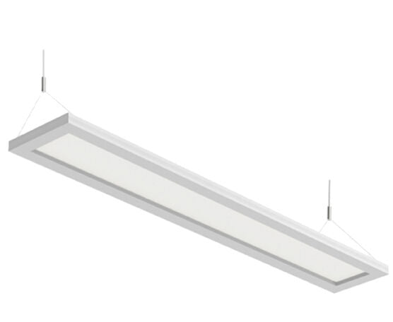 LED Suspended Up/Down Panel Lights, 4,200 Lumens, 40W, 120-277V, CCT Selectable 3500K/4000K/5000K, Finish White