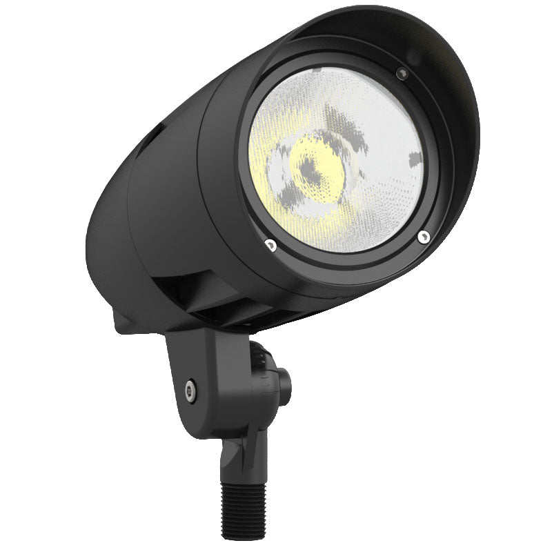 LED X-Gen Bullet Flood Light, 10W/20W/30W Selectable, 3600 Lumens, CCT Selectable 3000K/4000K/5000K, 120-277V, Black Finish