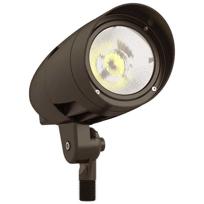 LED X-Gen Bullet Flood Light, 10W/20W/30W Selectable, 3700 Lumens, CCT Selectable 3000K/4000K/5000K, 120-277V, Dark Bronze Finish