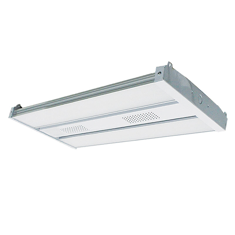 2ft High Voltage Linear High Bay, 15,500 Lumens, 100W, 480V, 4000K or 5000K CCT, White Finish