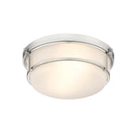 Millennium Lighting Two Light Flush Mount Ceiling Light, Arlson Collection, (Available in Brushed Nickel or Matte Black Finish)