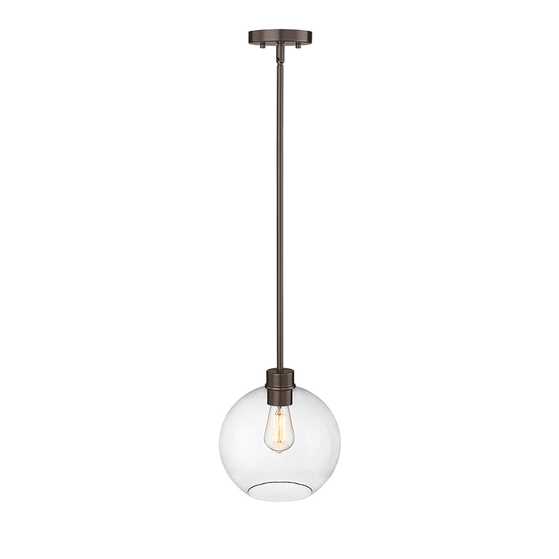 Millennium Lighting 1 Light Outdoor Hanging Pendant, Basin Series, Powdered Coat Black or Powdered Coat Bronze Finish