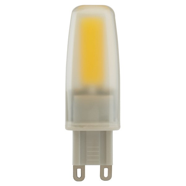 SATCO 4W; JCD LED; Frost; 3000K or 5000K; G9 base; 120-130V