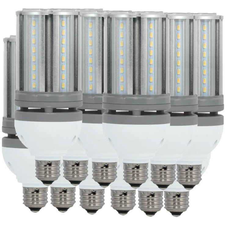 12 PK SATCO 18W LED HID Replacement; Amber 585nm; Medium base; 100-277V