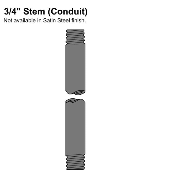 Quick Ship Hi-Lite 17" Curved Warehouse Collection Stem Mount Pendant, H-QSN15117 Series Oil Rubbed Bronze Finish