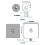 LED Bullet Flood Light, 20 watt (Available with choice of 5 gooseneck arms and 4 color finishes)