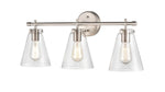 Millennium Lighting Three Light Vanity Aliza Series (Available in Modern Gold, Brushed Nickel, and Chrome Finishes)