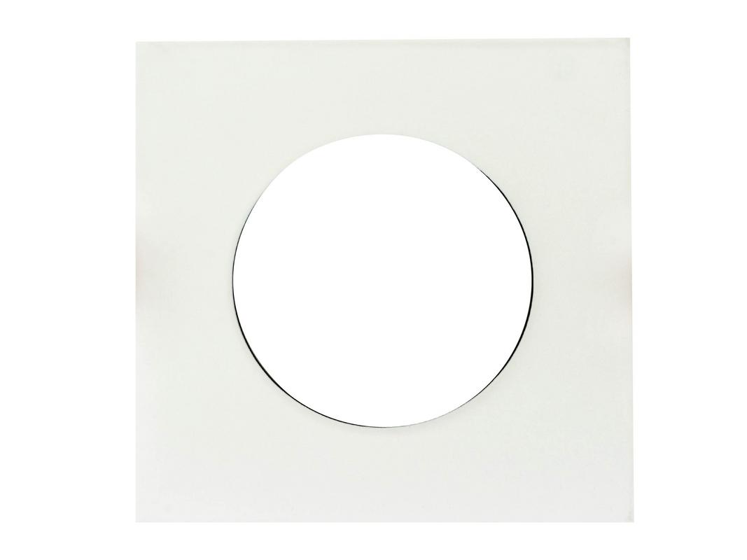 3 Inch Gimbal Square Trim White Finish