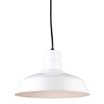 Quick Ship Hi-Lite 18" Warehouse Collection Cord Hung Pendant, H-QSN15118 Series Oil Rubbed Bronze Finish